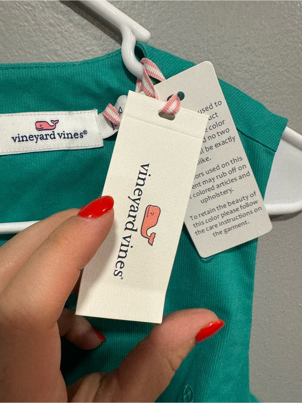 NWT Vineyard Vines Bedford Cord Eyelet Camden Green Dress Size 10 - Picture 7 of 9